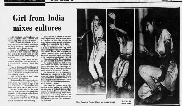 Clipping from Lincoln Journal Star